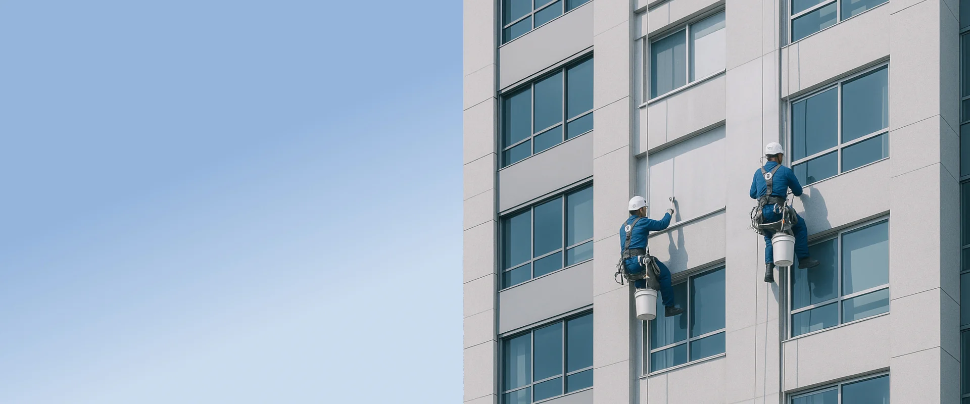 Manutenção predial profissional em Curitiba - Equipe certificada NR-35 para trabalhos em altura